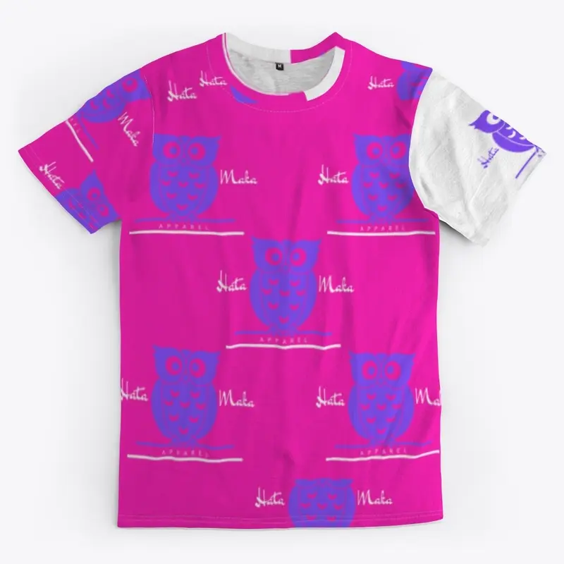 All Over Print Purp & Pink Design