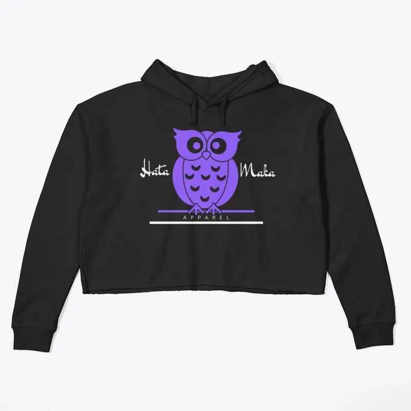 HM Crop Hoodies (Purple Logo)