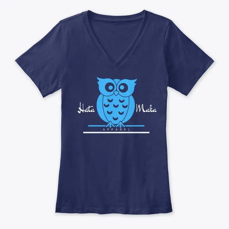 Hata Maka V-Neck (Carolina Blue)